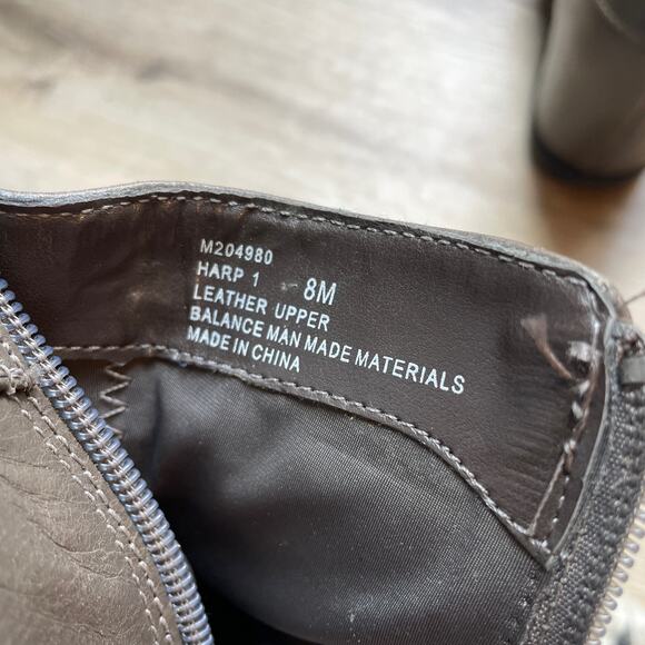 Me Too Harp Boot Granite Grey Wedge Boots Sz 8 - Picture 5 of 7